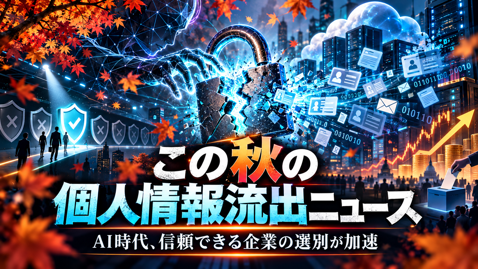 この秋の個人情報流出ニュースについて